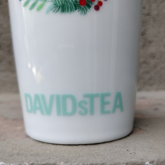 Davids tea Holiday 35 Davidstea Holiday Wreath Ceramic Travel Mug